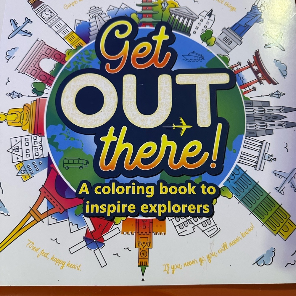 Amazon Get Out There! Coloring Book